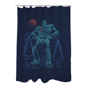 Iron Colossal Neon Lineart