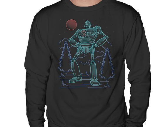 Iron Colossal Neon Lineart