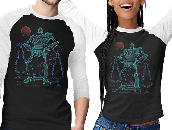 Iron Colossal Neon Lineart