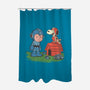 Mega Grief-None-Polyester-Shower Curtain-Betmac