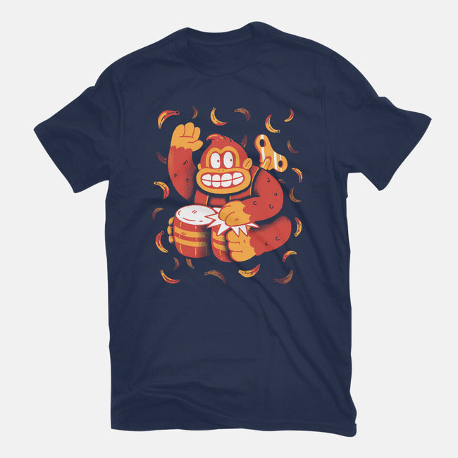 The Gorilla-Womens-Fitted-Tee-8BitHobo