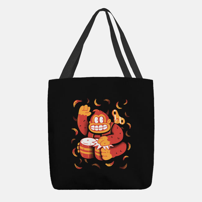 The Gorilla-None-Basic Tote-Bag-8BitHobo