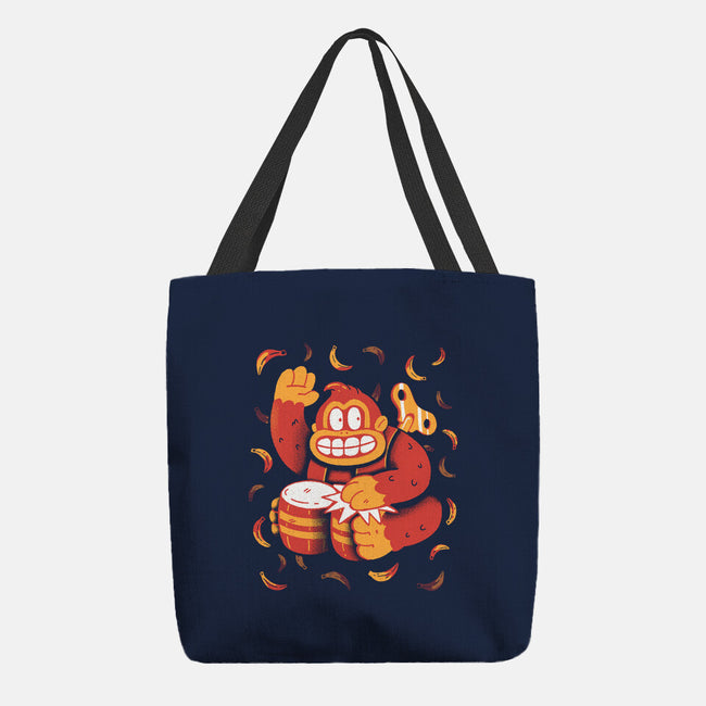 The Gorilla-None-Basic Tote-Bag-8BitHobo