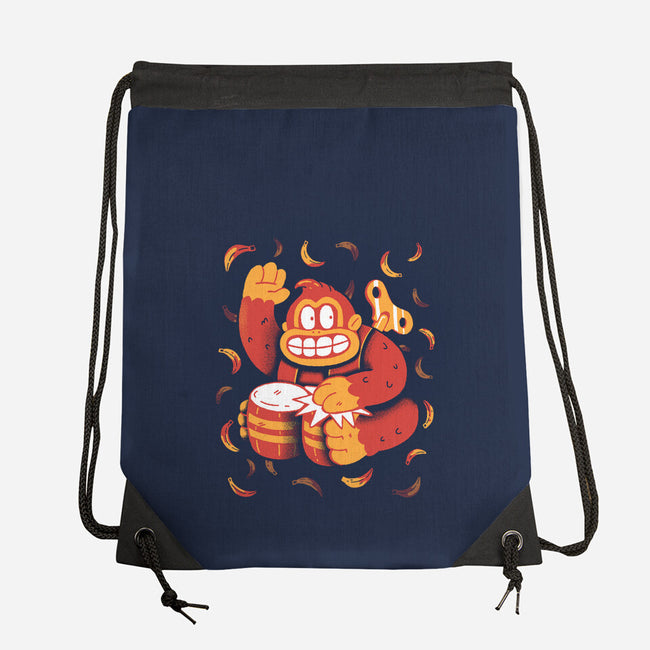 The Gorilla-None-Drawstring-Bag-8BitHobo