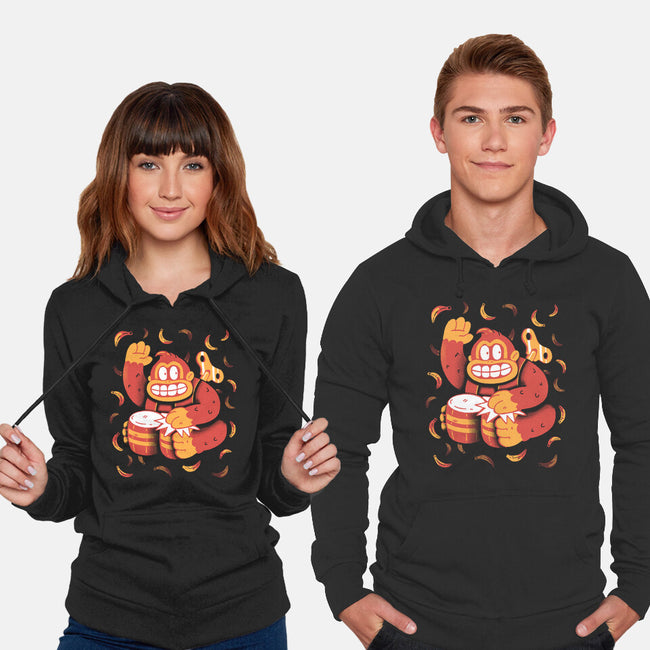 The Gorilla-Unisex-Pullover-Sweatshirt-8BitHobo