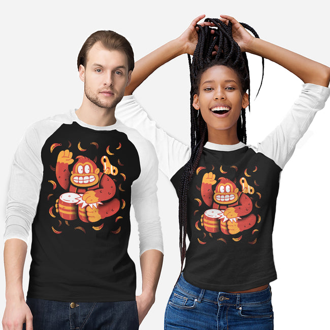 The Gorilla-Unisex-Baseball-Tee-8BitHobo