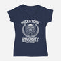 Miskatonic University 1922-Womens-V-Neck-Tee-CarloJ1956