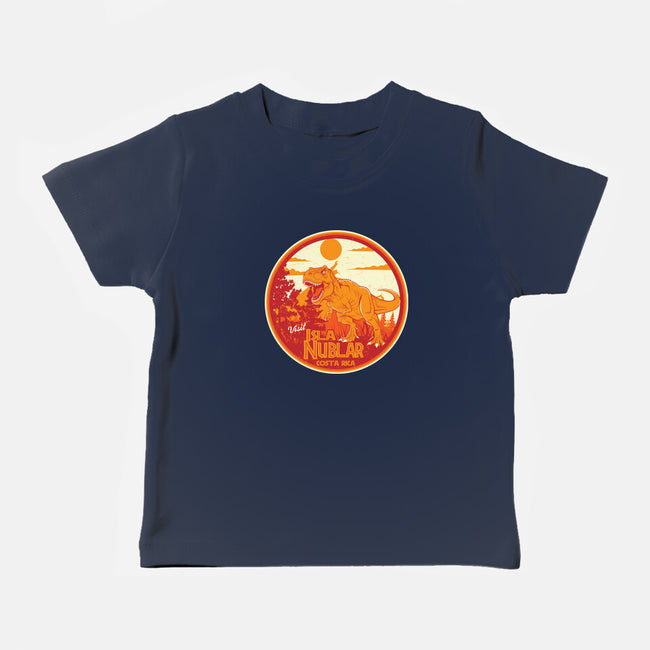 Visit Isla Nublar Costa Rica-Baby-Basic-Tee-CarloJ1956