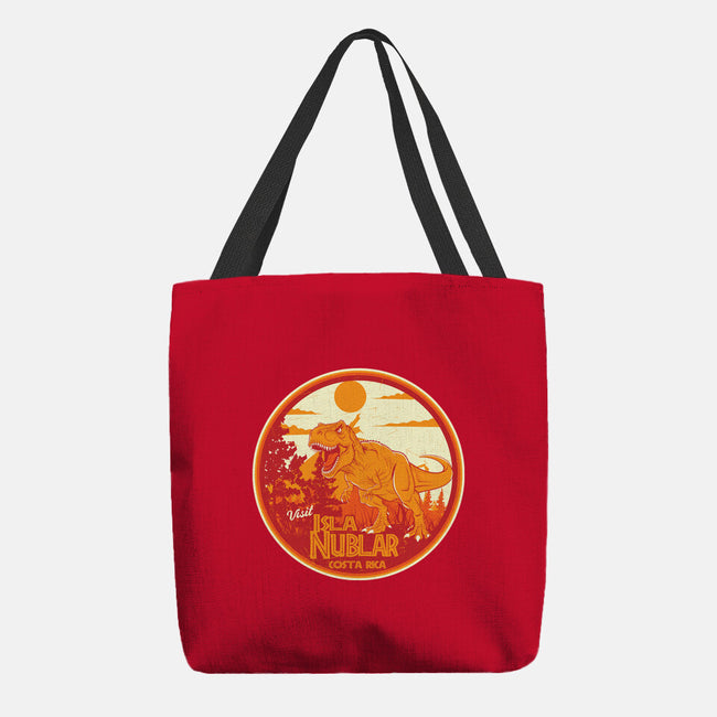 Visit Isla Nublar Costa Rica-None-Basic Tote-Bag-CarloJ1956