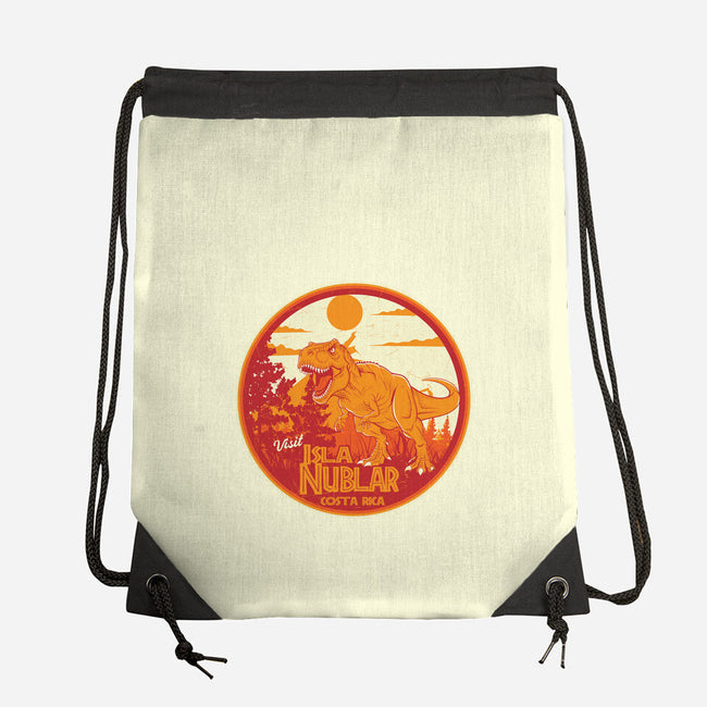 Visit Isla Nublar Costa Rica-None-Drawstring-Bag-CarloJ1956