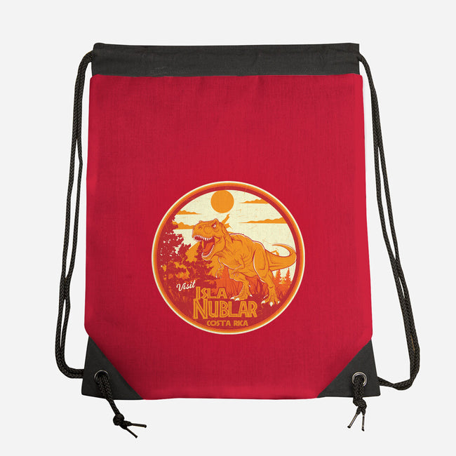 Visit Isla Nublar Costa Rica-None-Drawstring-Bag-CarloJ1956