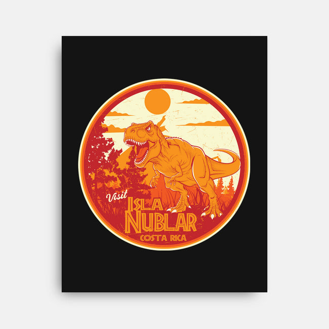 Visit Isla Nublar Costa Rica-None-Stretched-Canvas-CarloJ1956