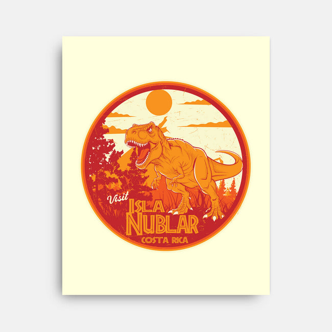 Visit Isla Nublar Costa Rica-None-Stretched-Canvas-CarloJ1956