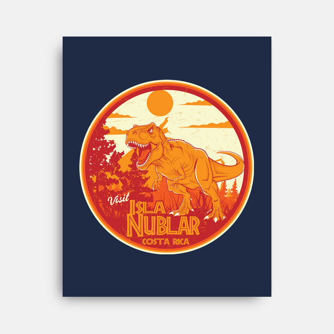 Visit Isla Nublar Costa Rica-None-Stretched-Canvas-CarloJ1956