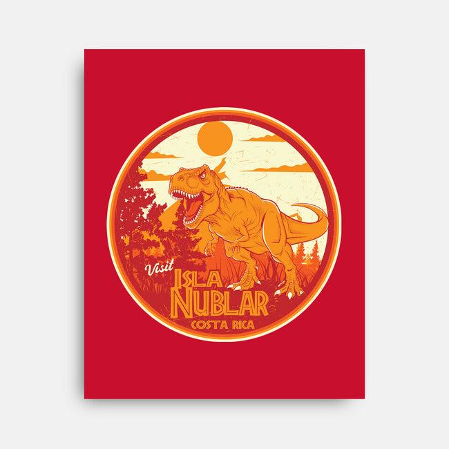 Visit Isla Nublar Costa Rica-None-Stretched-Canvas-CarloJ1956