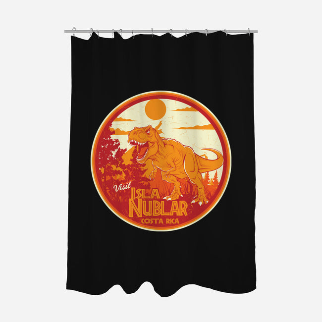 Visit Isla Nublar Costa Rica-None-Polyester-Shower Curtain-CarloJ1956
