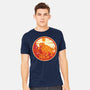 Visit Isla Nublar Costa Rica-Mens-Heavyweight-Tee-CarloJ1956