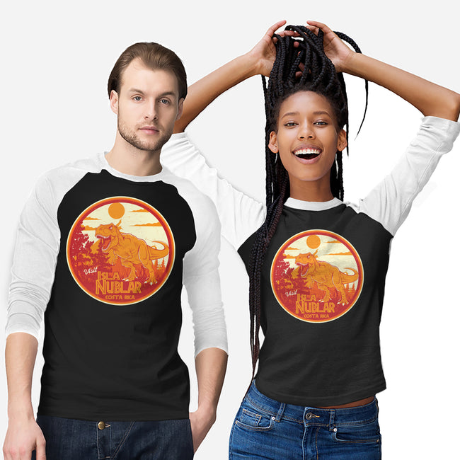 Visit Isla Nublar Costa Rica-Unisex-Baseball-Tee-CarloJ1956