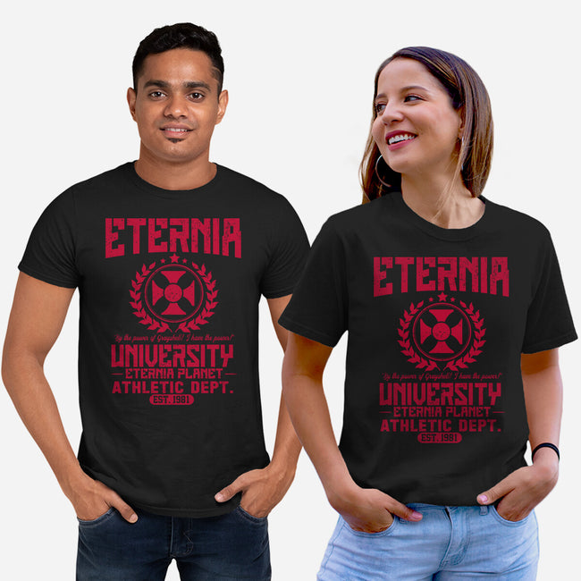 Eternia University-Unisex-Basic-Tee-CarloJ1956