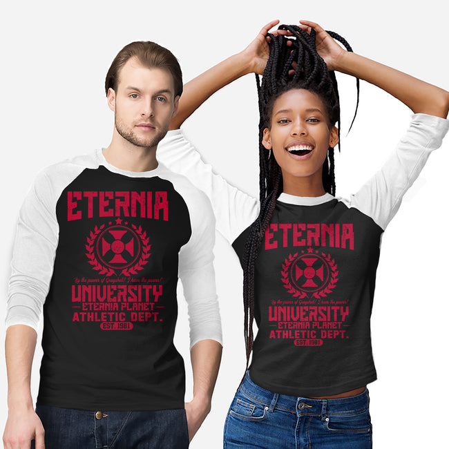Eternia University-Unisex-Baseball-Tee-CarloJ1956