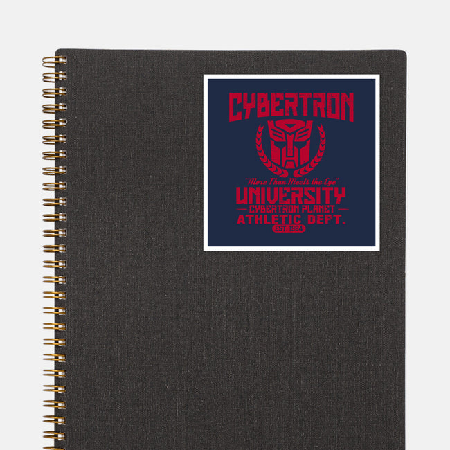 Cybertron University-None-Glossy-Sticker-CarloJ1956