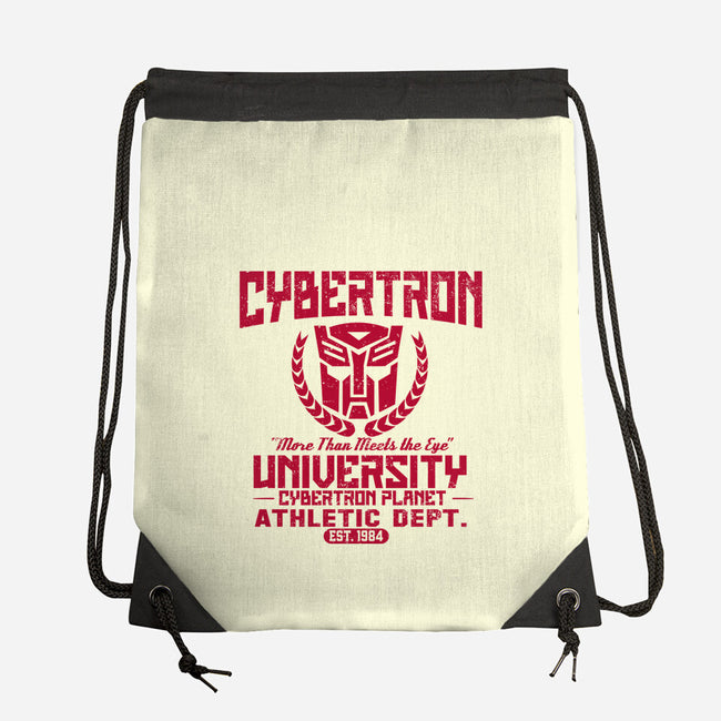 Cybertron University-None-Drawstring-Bag-CarloJ1956