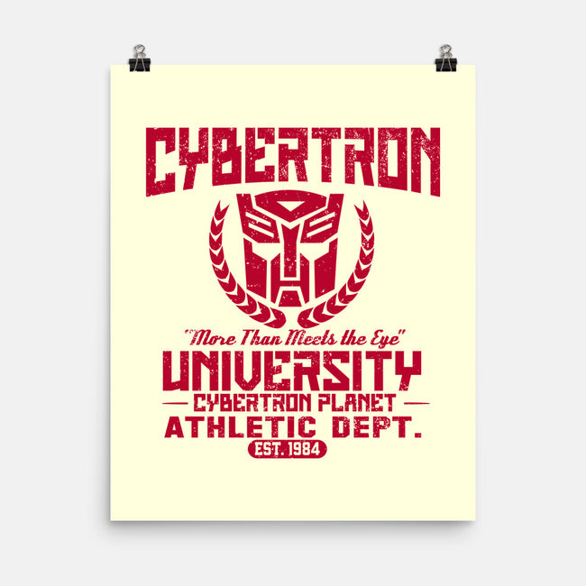 Cybertron University-None-Matte-Poster-CarloJ1956