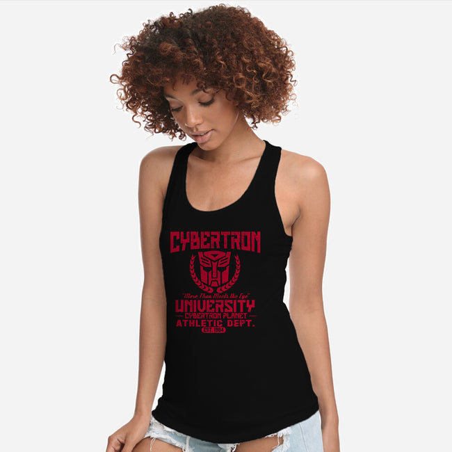 Cybertron University-Womens-Racerback-Tank-CarloJ1956