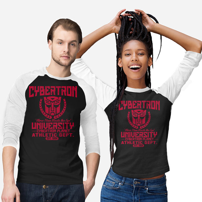 Cybertron University-Unisex-Baseball-Tee-CarloJ1956