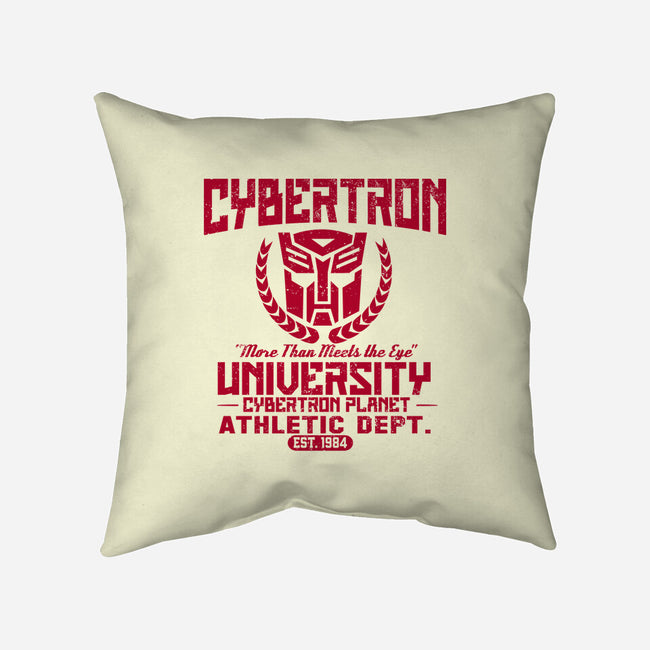 Cybertron University-None-Removable Cover w Insert-Throw Pillow-CarloJ1956