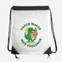 Catch Waves Not Feelings-None-Drawstring-Bag-dandingeroz