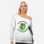 Catch Waves Not Feelings-Womens-Off Shoulder-Sweatshirt-dandingeroz
