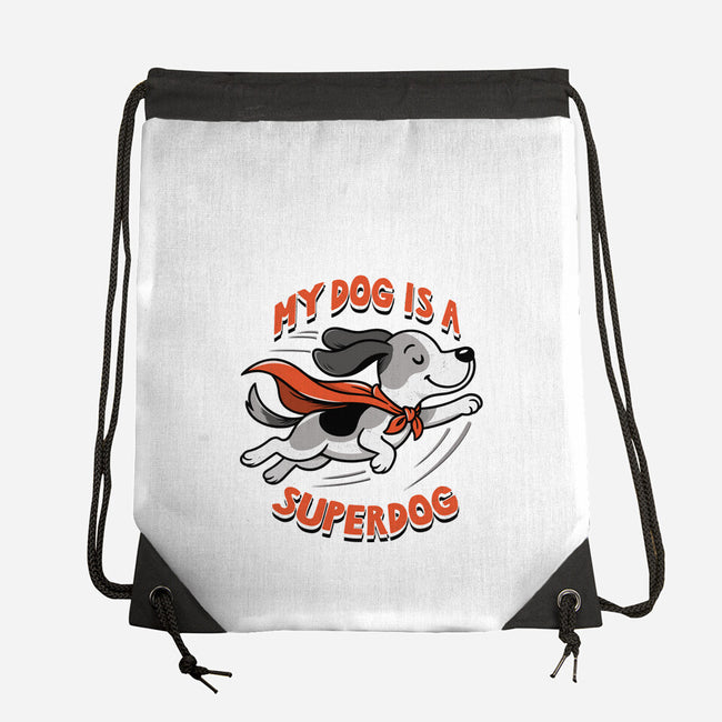 My Dog Is A Superdog-None-Drawstring-Bag-palmstreet