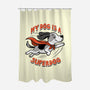 My Dog Is A Superdog-None-Polyester-Shower Curtain-palmstreet