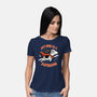 My Dog Is A Superdog-Womens-Basic-Tee-palmstreet