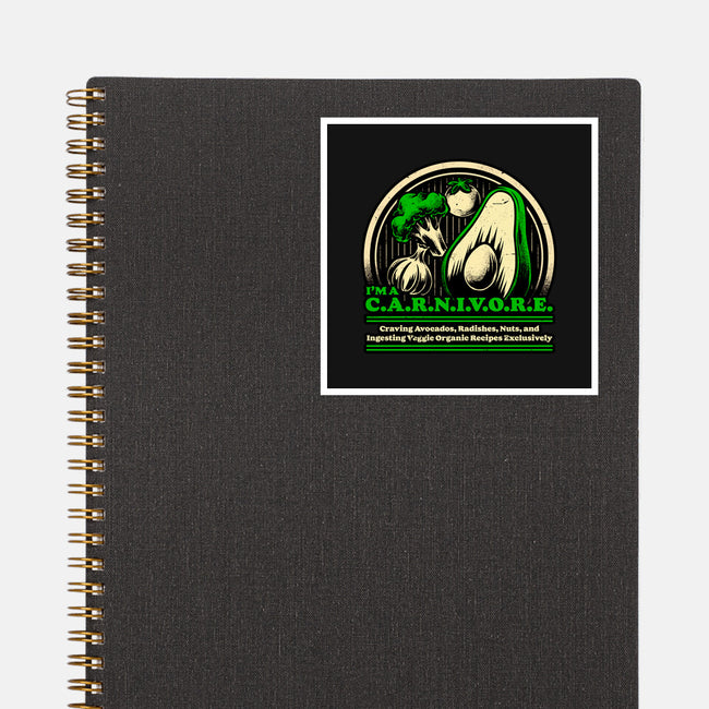 Ironic Vegan Food-None-Glossy-Sticker-Studio Mootant