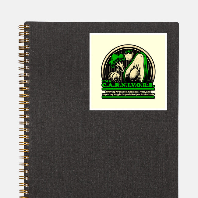 Ironic Vegan Food-None-Glossy-Sticker-Studio Mootant