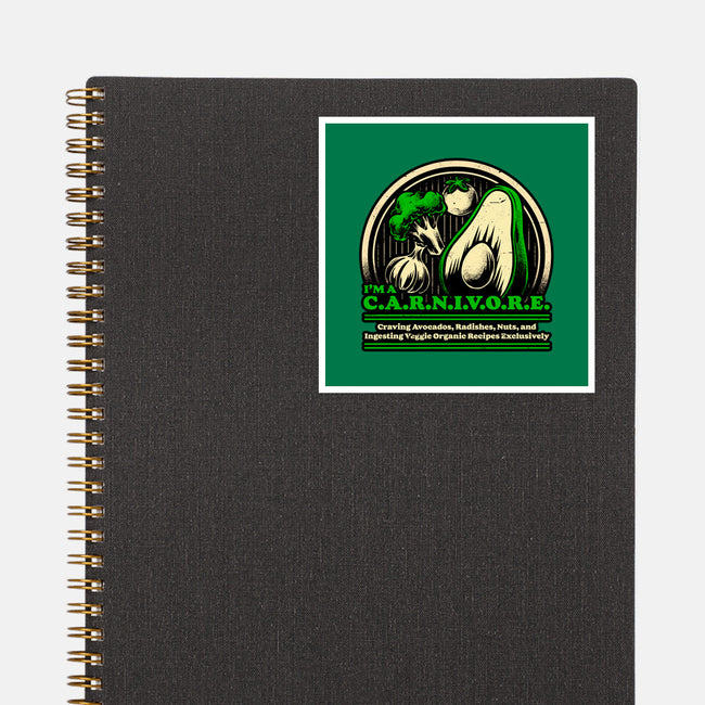 Ironic Vegan Food-None-Glossy-Sticker-Studio Mootant