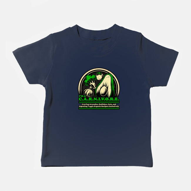 Ironic Vegan Food-Baby-Basic-Tee-Studio Mootant