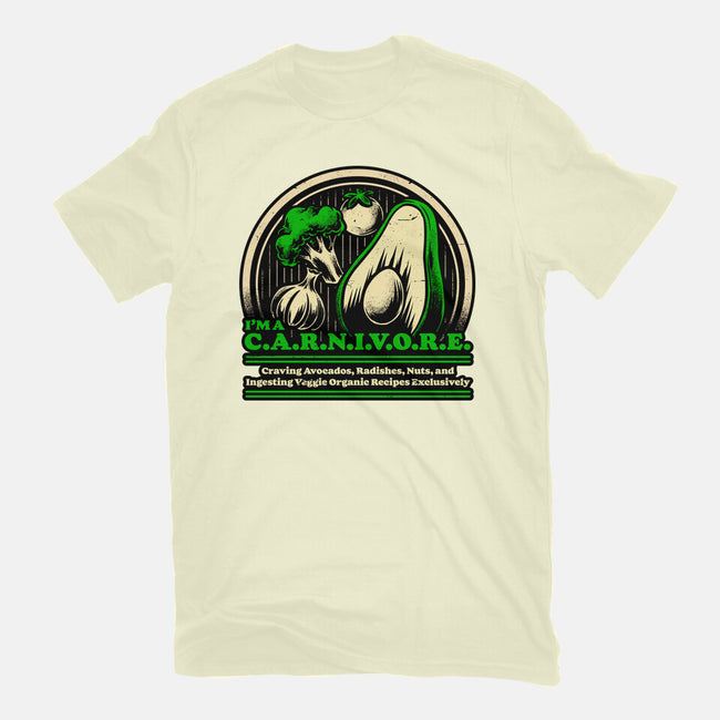 Ironic Vegan Food-Mens-Basic-Tee-Studio Mootant