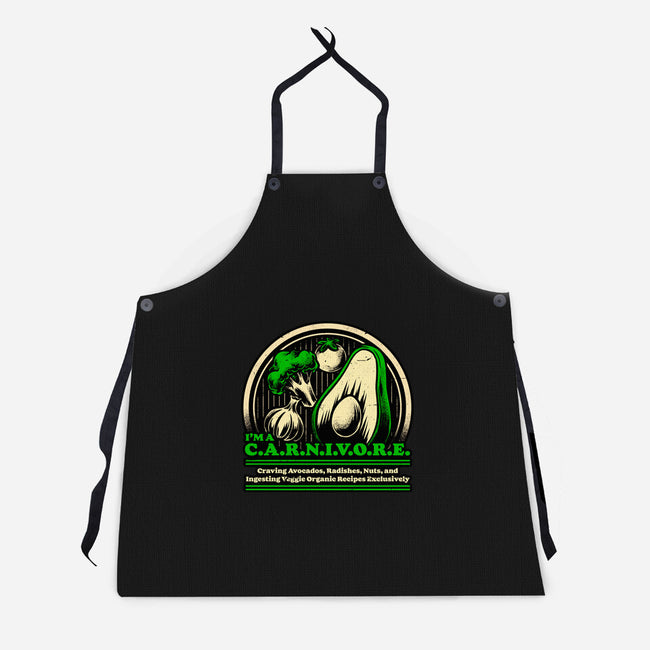 Ironic Vegan Food-Unisex-Kitchen-Apron-Studio Mootant