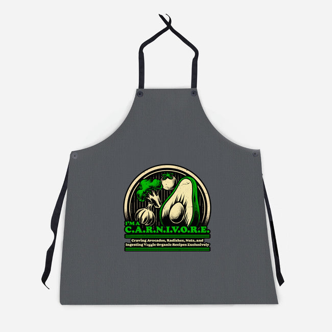 Ironic Vegan Food-Unisex-Kitchen-Apron-Studio Mootant