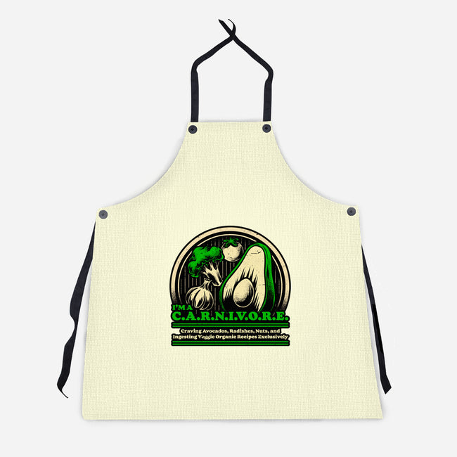 Ironic Vegan Food-Unisex-Kitchen-Apron-Studio Mootant