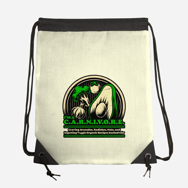 Ironic Vegan Food-None-Drawstring-Bag-Studio Mootant