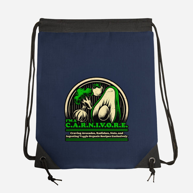 Ironic Vegan Food-None-Drawstring-Bag-Studio Mootant