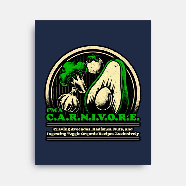 Ironic Vegan Food-None-Stretched-Canvas-Studio Mootant