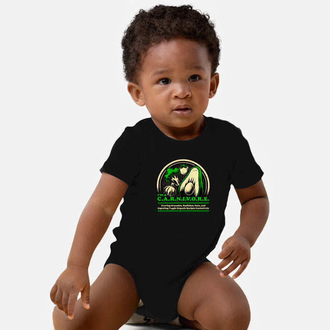 Ironic Vegan Food-Baby-Basic-Onesie-Studio Mootant