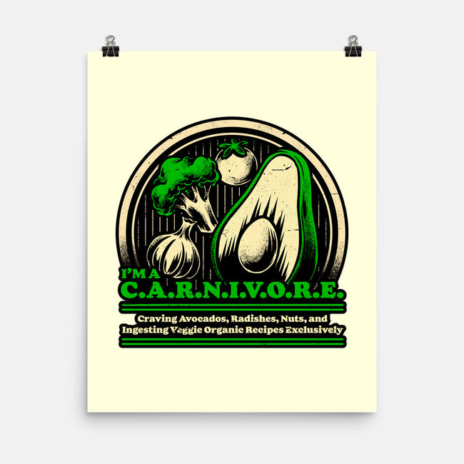 Ironic Vegan Food-None-Matte-Poster-Studio Mootant
