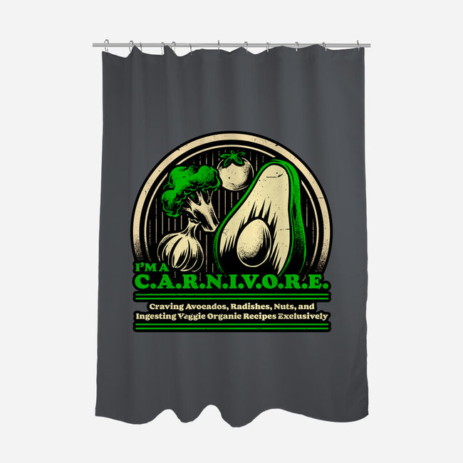 Ironic Vegan Food-None-Polyester-Shower Curtain-Studio Mootant