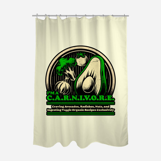 Ironic Vegan Food-None-Polyester-Shower Curtain-Studio Mootant